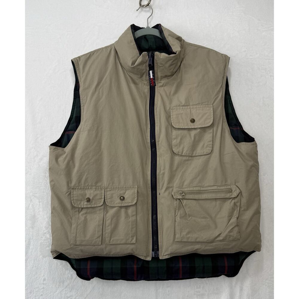Tommy Hilfiger Vintage Reversible Vest Size Large